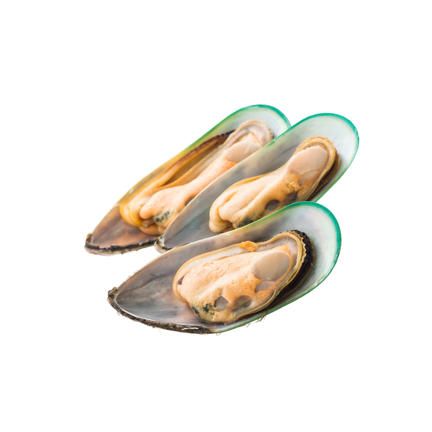 Мидии 1/2 раковины  30/40, 1 кг